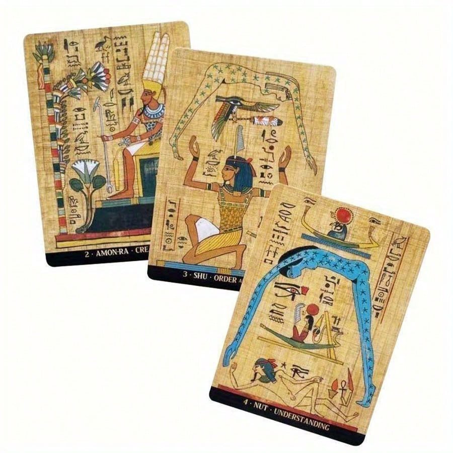Egyptian Gods Oracle Cards – Cartes Oracles des Dieux Égyptiens