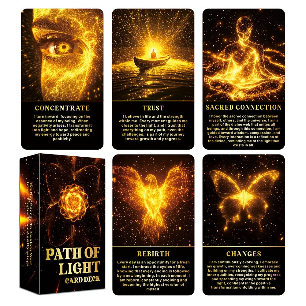 « Path of Light » - Jeu de 54 cartes de tarot