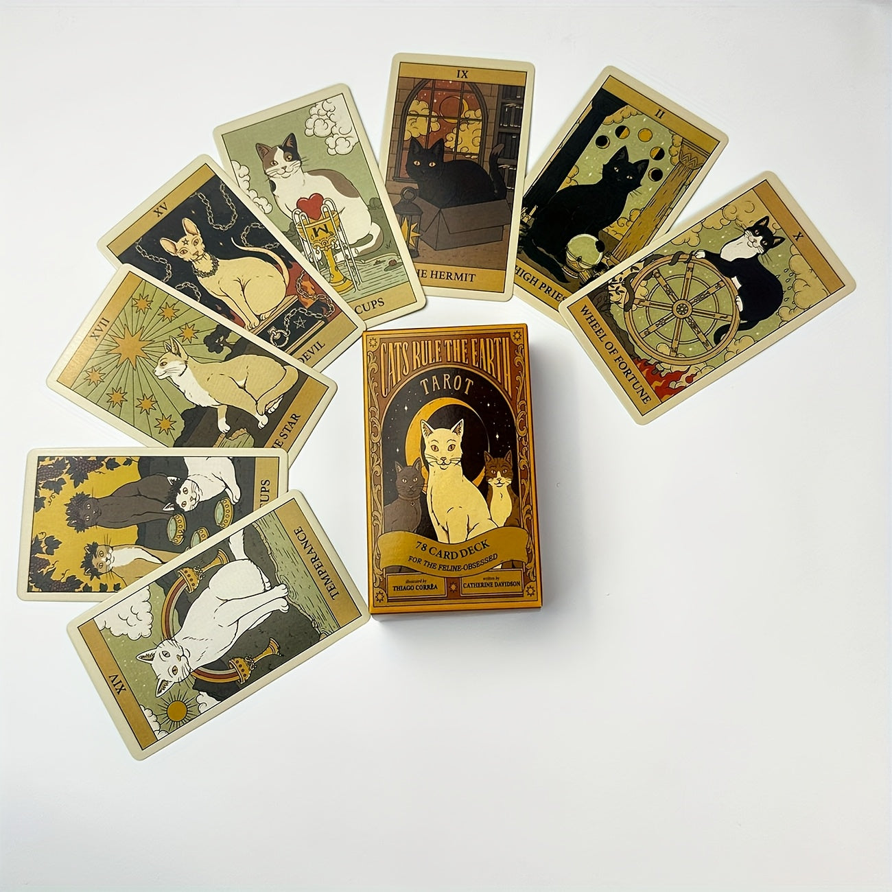 "Cats Rule the Earth" Tarot Cards Deck