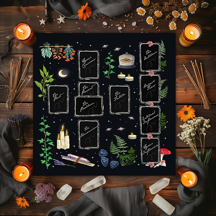 Nappe de Tarot – Phases de la Lune