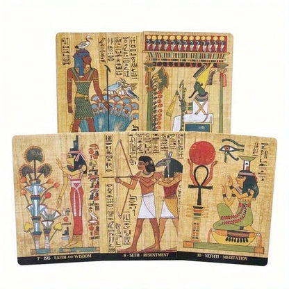 Egyptian Gods Oracle Cards – Cartes Oracles des Dieux Égyptiens