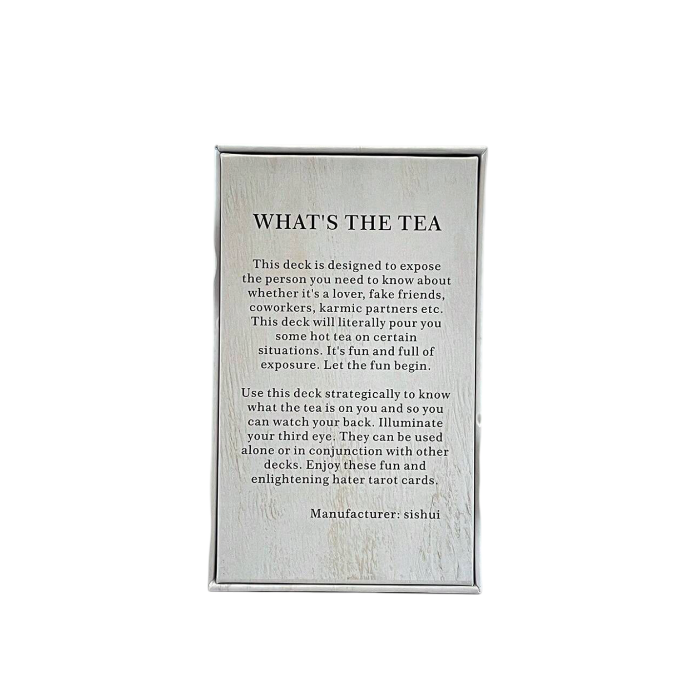 What's The Tea ?