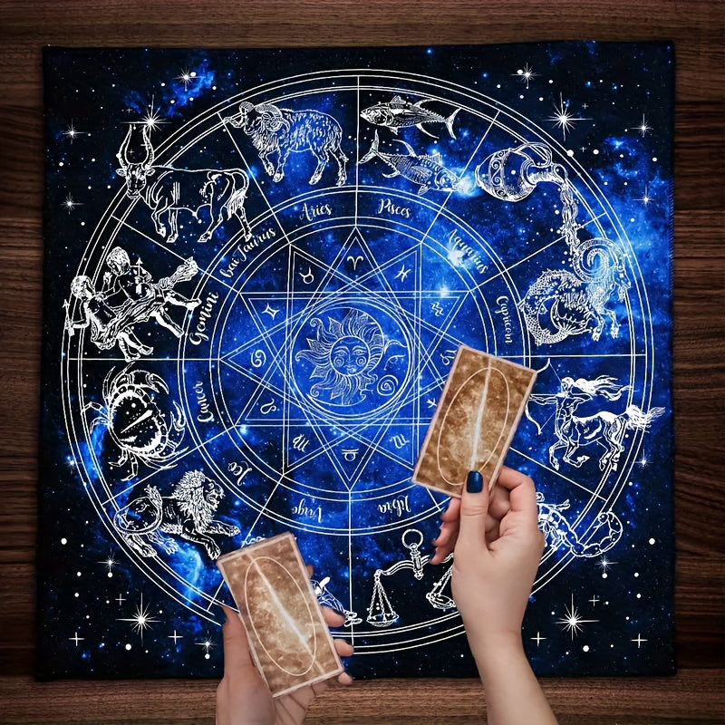 Nappe de lecture des cartes de tarot (Fortune Telling Tarot Card Tablecloth)