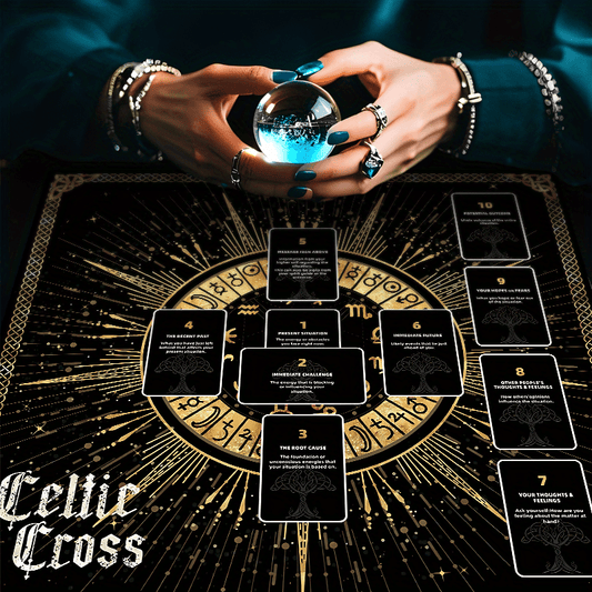 Nappe de tarot céleste
