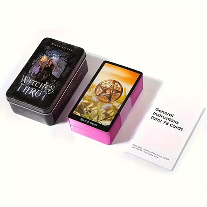Witches Tarot cartes (avec boîte métallique)