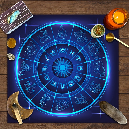 Nocturne Zodiacale Nappe avec les signes du zodiaque